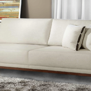 Estofado Living Fixo Bellagio 2,50m Tecido Linho