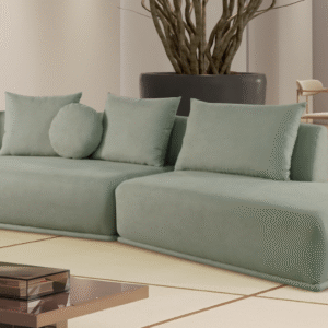 Estofado Living Premium tecido Boucle 2,70m