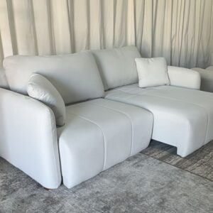 Estofado Retrátil Zero Caixa Premium 2,20m Tecido Linho