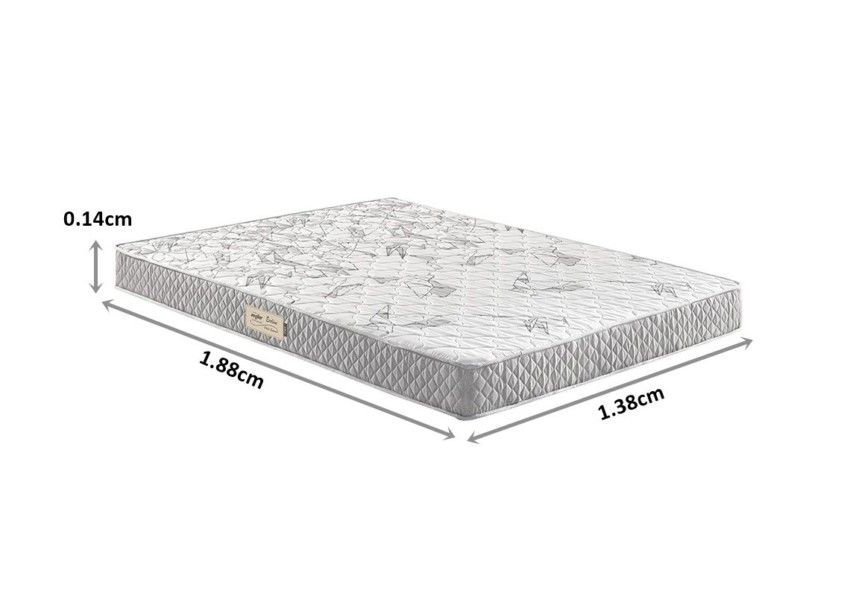 Colchão Casal Ecoline D23 Espuma Cinza 138x188x14cm 4 12 15