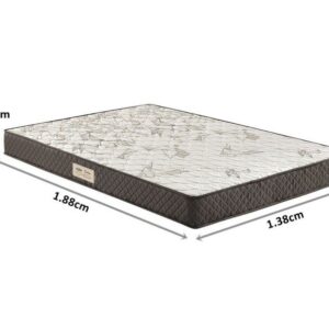 Colchão Casal Ecoline D23 Espuma Marrom 138x188x14cm 7 16 10