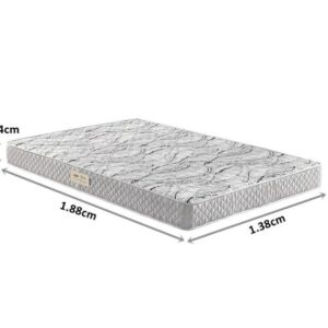 Colchão Casal Ecoline D20 Espuma Cinza 138x188x14cm 7 16 12