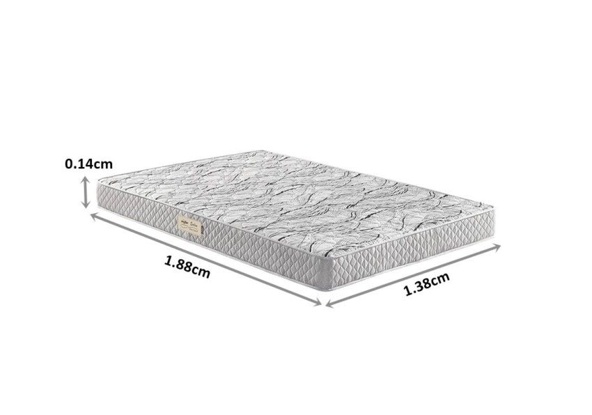 Colchão Casal Ecoline D20 Espuma Cinza 138x188x14cm 4 16 12