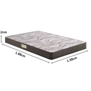 Colchão Casal Ecoline D20 Espuma Marrom 138x188x12cm 7 16 14