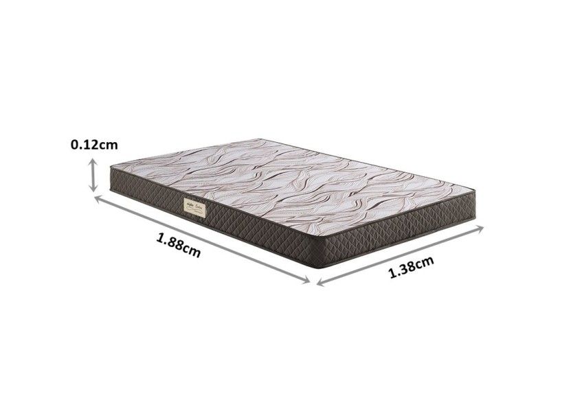 Colchão Casal Ecoline D20 Espuma Marrom 138x188x12cm 4 16 14