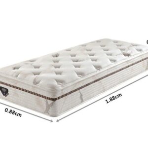 Colchão Solteiro Suave Molas Ensacadas 088x188x30cm 7 16 17