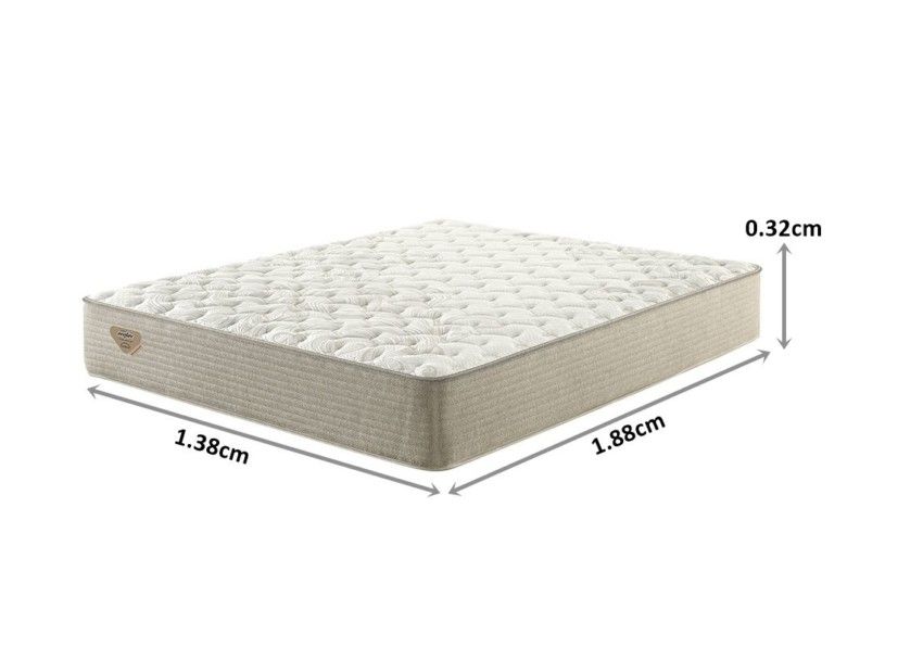 Colchão Casal Relax Support Personalité Pillow Duplo Molas Ensacadas 138x188x32cm 4 32 1