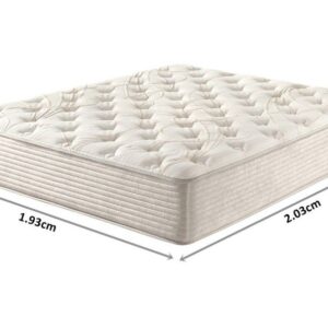 Colchão King Opus Molas Miracoil 193x203x32cm 7 5 14