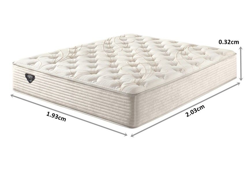 Colchão King Opus Molas Miracoil 193x203x32cm 3 5 14