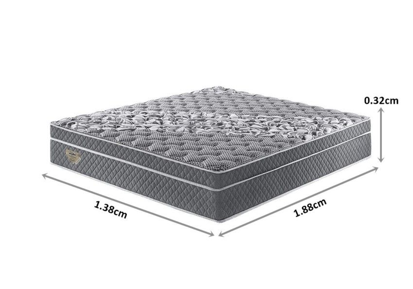 Colchão Casal Best Support Casal Molas Ensacadas 138x188x32cm 4 8 20