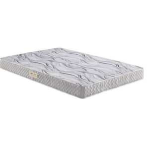 Colchão Casal Ecoline D20 Espuma Cinza Liso 138x188x12cm