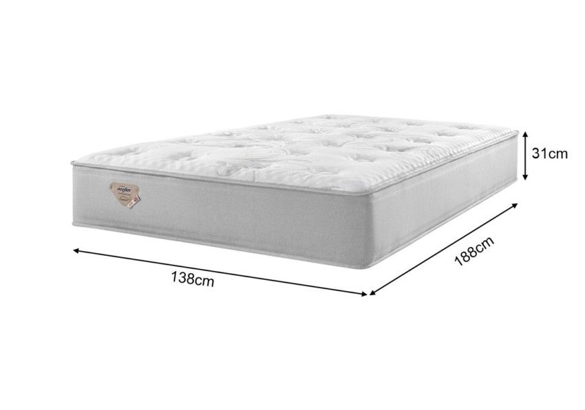 Colchão Casal Blend Molas Ensacadas 138x188x31cm 5 colchao blend molas ensacadas pz3 casal