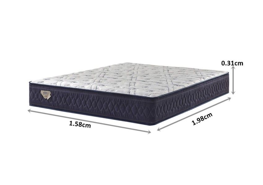 Colchão Queen High Density II Molas Superlastic 158x198x31cm 6 colchao high density ii queen molas superlastic