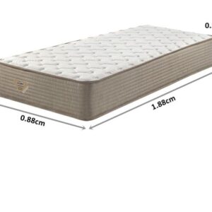 colchao relax duo comfort solteiro mola ensacada wide 088x188x30cm 5345