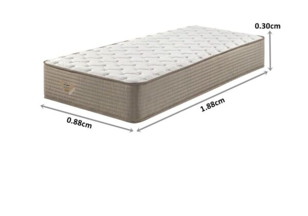 colchao relax duo comfort solteiro mola ensacada wide