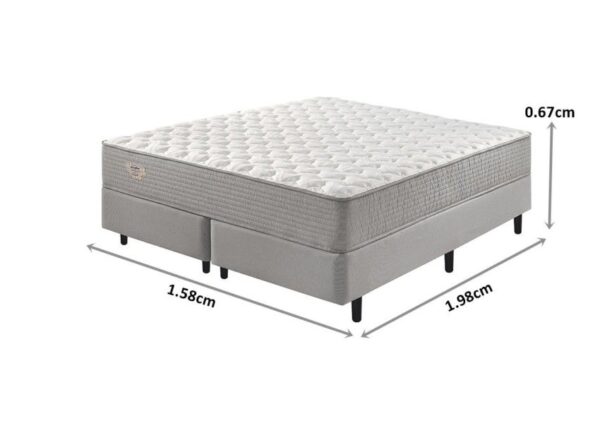 conjunto box agile molas ensacadas wide queen