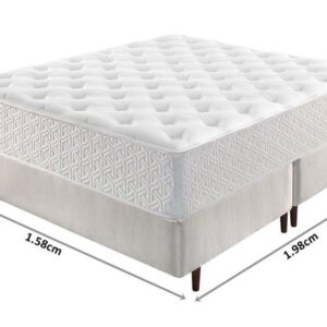 Conjunto Box Queen Alva Molas Ensacadas 158x198x61cm 7 conjunto box alva molas ensacadas wide queen 158x198x73cm 8819