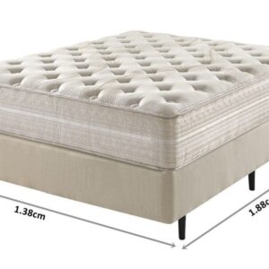 conjunto box audaz molas ensacadas high power casal 138x188x72cm 6945