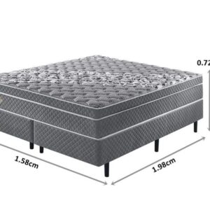 conjunto box best support molas ensacadas high power queen 158x198x72cm 5709