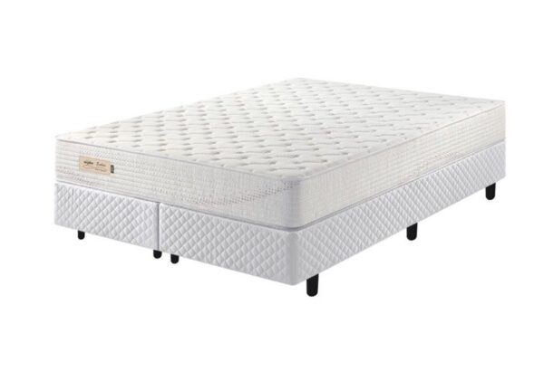 conjunto box d33 branco malha espuma king