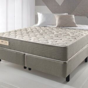 Conjunto Box Queen Ecoline D40 Espuma 158x198x50cm