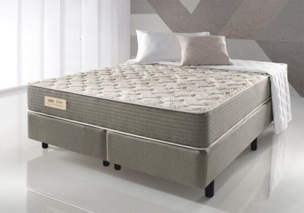 conjunto box d40 espuma malha queen