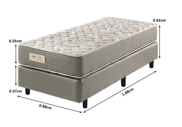 conjunto box d40 espuma malha solteiro