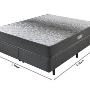conjunto box dual firm espuma queen 158x198x59cm 8917