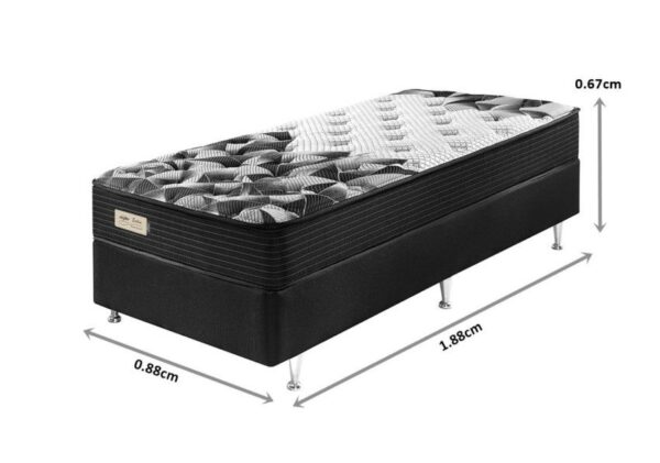 conjunto box forza espuma solteiro