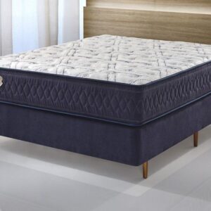 Conjunto Box Casal High Density II Azul Mola Superlastic 138x188x56cm