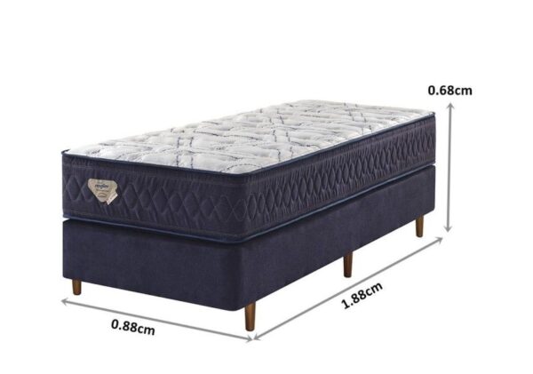 conjunto box high density ii azul mola superlastic solteiro