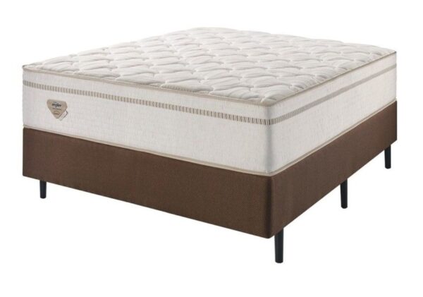conjunto box high spring mola superlastic casal