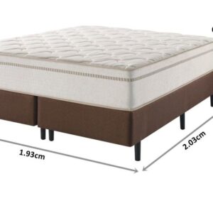 conjunto box high spring mola superlastic king 193x203x73cm 2725