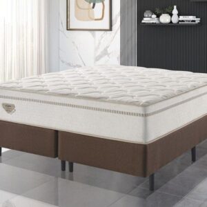 Conjunto Box Queen High Spring Mola Superlastic 158x198x58cm