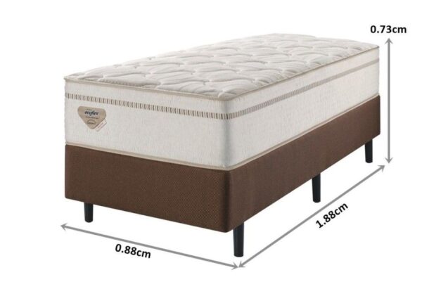 conjunto box high spring mola superlastic solteiro