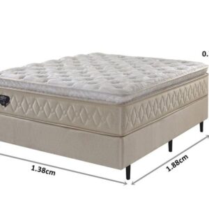 conjunto box lush molas ensacadas wide casal 138x188x72cm 9291