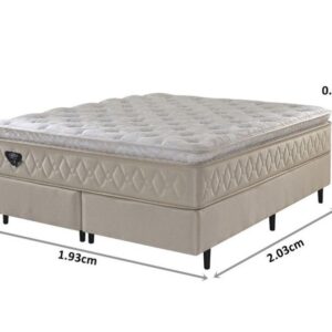 conjunto box lush molas ensacadas wide king 193x203x72cm 9767