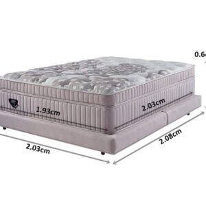conjunto box majestic molas ensacadas high power king 193x203x64cm 8006
