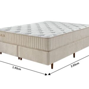 conjunto box maze espuma king 193x203x68cm 4675