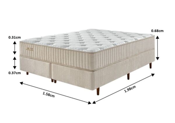 conjunto box maze espuma queen