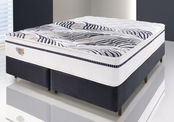 conjunto box multi support molas miracoil queen