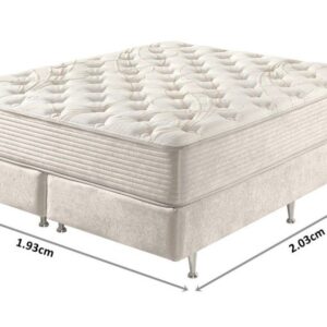 conjunto box opus molas miracoil king 193x203x69cm 8104