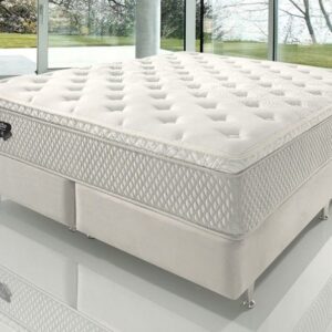 Conjunto Box Queen Paradise Molas Ensacadas PZ3 158x198x72cm