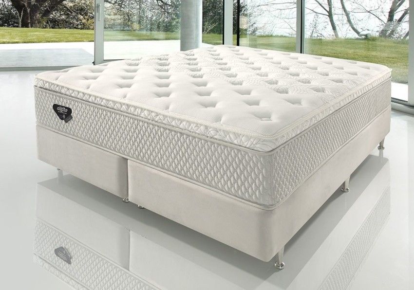 Conjunto Box Queen Paradise Molas Ensacadas PZ3 158x198x72cm 1 conjunto box paradise molas ensacadas pz3 king 193x203x72cm 3358 1