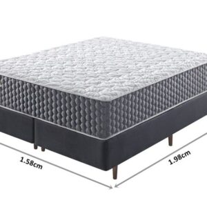 conjunto box privilege ii molas ensacadas wide queen 158x198x72cm 6567