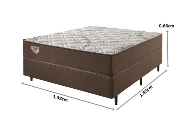 conjunto box relax adorabile linho marrom molas ensacadas wide casal
