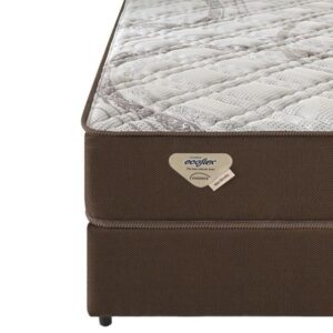 conjunto box relax adorabile linho marrom molas ensacadas wide king 193x203x66cm 7238