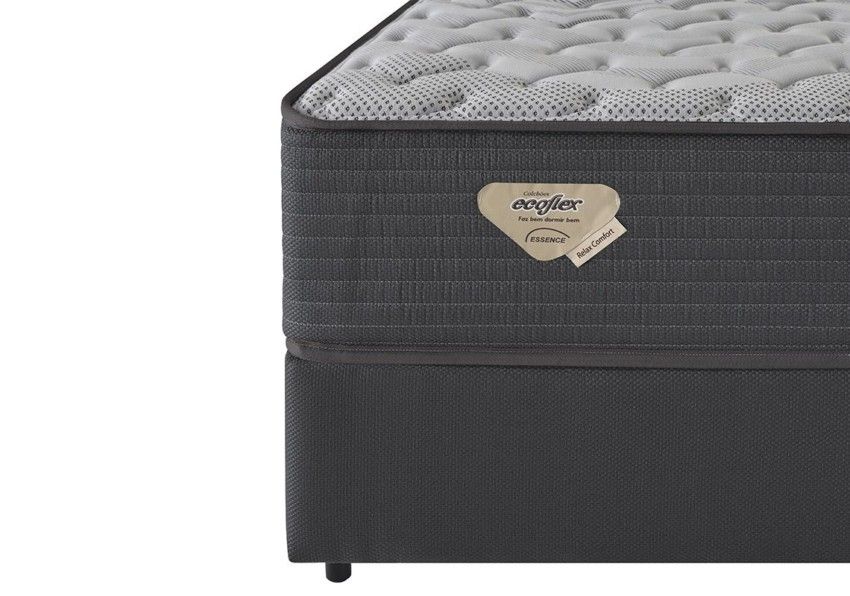 Conjunto Box Casal Relax Comfort Molas Ensacadas 138x188x55cm 3 conjunto box relax comfort molas ensacadas wide casal