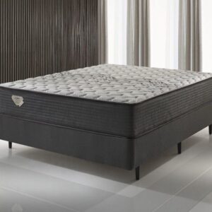 Conjunto Box Casal Relax Comfort Molas Ensacadas 138x188x55cm