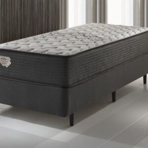Conjunto Box Solteiro Relax Comfort Molas Ensacadas 078x188x55cm
